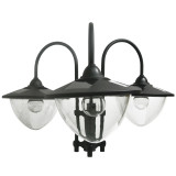 Outsunny Solar Garden Lantern with 18 Cool White 6000K LED