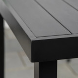 Rectangular Garden Table for 6 People, Outdoor Dining Table