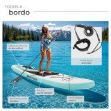 copy of ZENON Turquoise/Orange Paddle Board leisure and
