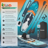 ZENON Turquoise and Orange Paddle Board leisure and well-being
