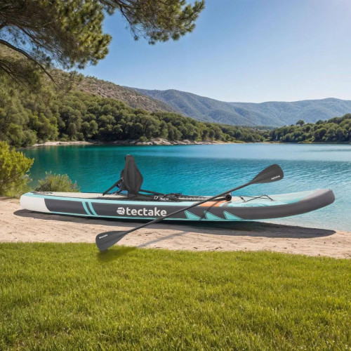 Tabla de paddleboard ZENON turquesa y naranja ocio y bienestar