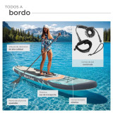 ZENON Turquoise and Orange Paddle Board leisure and well-being