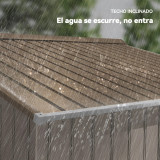 copy of copy of Garden Shed 277x195x192 cm in Silver and Grey