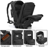 45L Outdoor Tactical Hiking Backpack BlackGMS7014245Suitcases and Backpacks