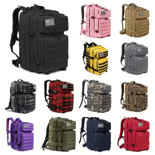45L Outdoor Tactical Hiking Backpack BlueGMS7014246Suitcases and Backpacks