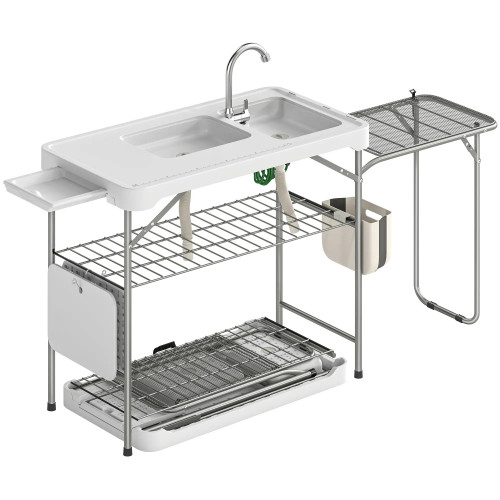 Mesa de Limpieza de Pescado Plegable Portátil Cocina de camping