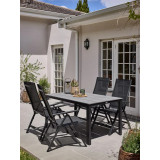Mesa de jardín A90xL150 gris Inicio GMS Shop