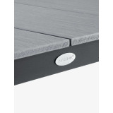 Mesa de jardín A90xL150 gris Inicio GMS Shop