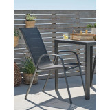 Metal and Fabric Garden Chair Garden Chairs GMS Shop