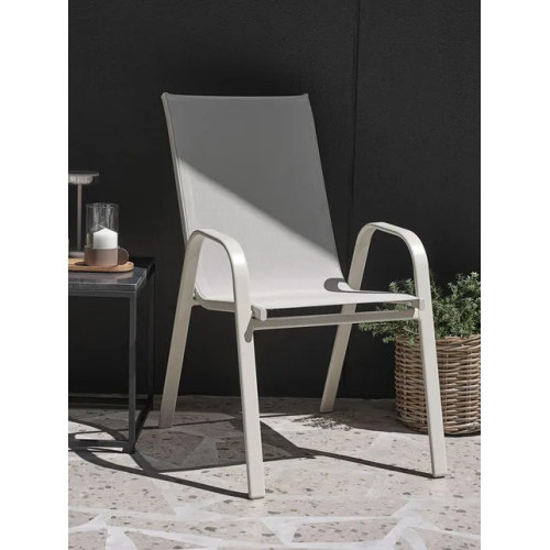 Metal and Fabric Garden Chair Garden Chairs GMS Shop