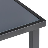 Mesa de jardín gris 150x90x72 cm |||  GMS Shop