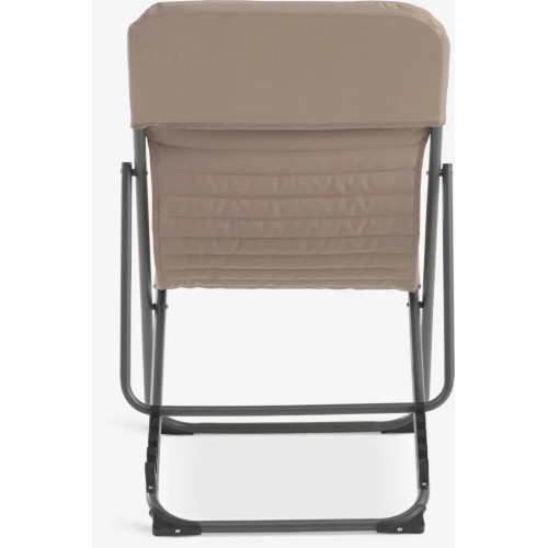 Steel and polyester beach chair. Foldable. 