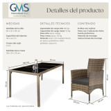 Elegant Rattan Garden Furniture Set for 8 People Home GMS Shop