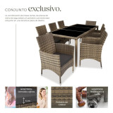 Elegant Rattan Garden Furniture Set for 8 People Home GMS Shop