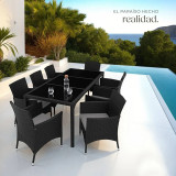 Elegant Rattan Garden Furniture Set for 8 People Home GMS Shop