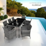 Elegant Rattan Garden Furniture Set for 8 People Home GMS Shop