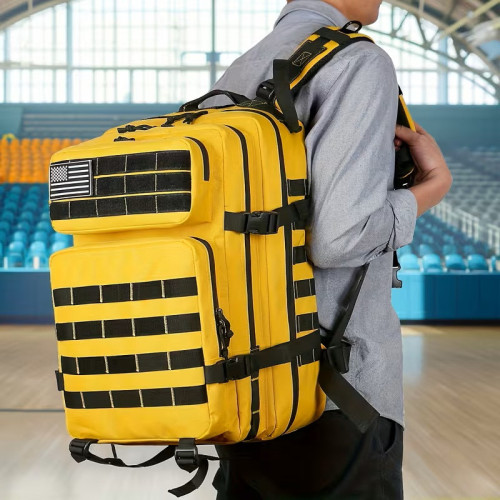 45L Outdoor Tactical Hiking Backpack YellowGMS7014243Suitcases and Backpacks