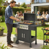 Barbacoa de Gas con 6 Quemadores Inicio GMS Shop