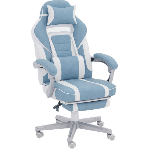 Silla Gamer Reclinable con Altura Ajustable Reposapiés