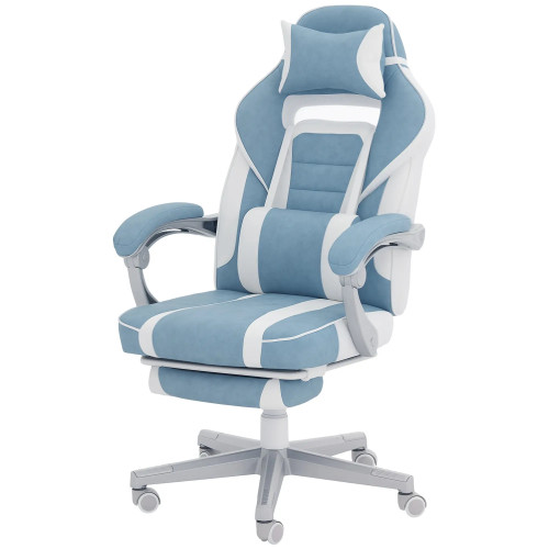 Silla Gamer Reclinable con Altura Ajustable Reposapiés
