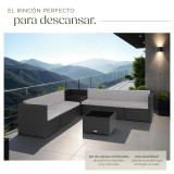 Black, Gray, Natural Rattan Furniture Set Home GMS Store