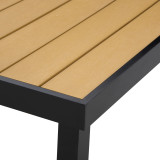 Rectangular Garden Table for 8 People, Outdoor Dining Table