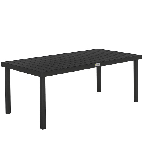 Rectangular Garden Table for 8 People, Outdoor Dining Table