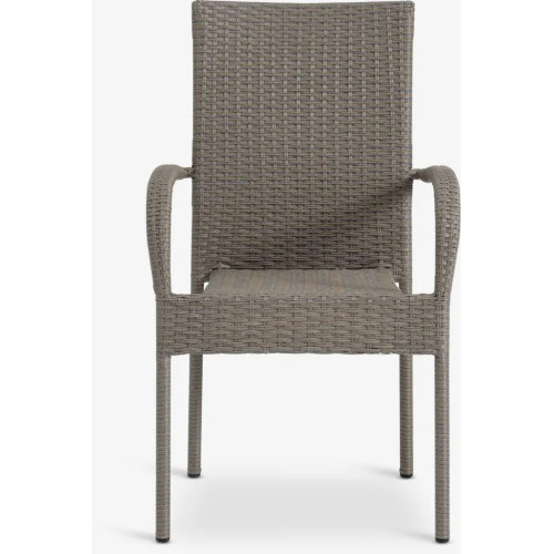 Stackable Chair Natural and BLACK Garden Chairs GMS Store