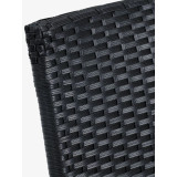 Stackable Chair Natural and BLACK Garden Chairs GMS Store