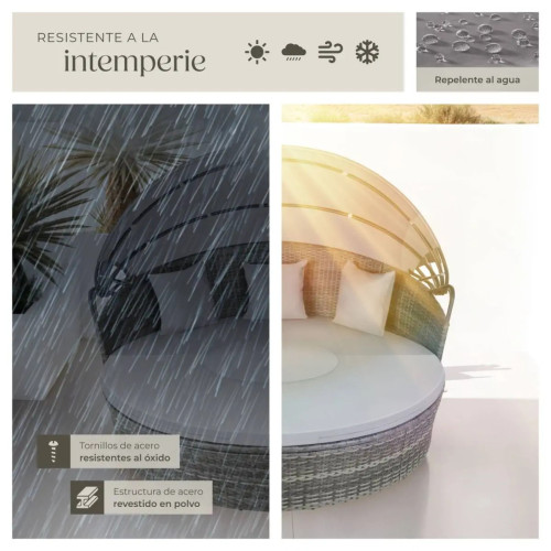 Rattan Island in Gray, Natural, and Black Home GMS Store