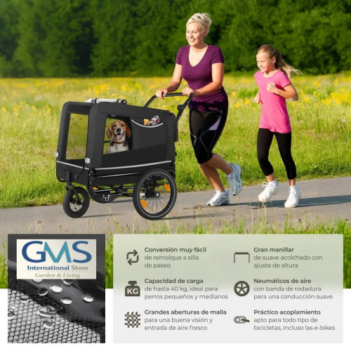 Dog Trailer – Black,Grey, Beige | 3 in 1 Multifunctional Home