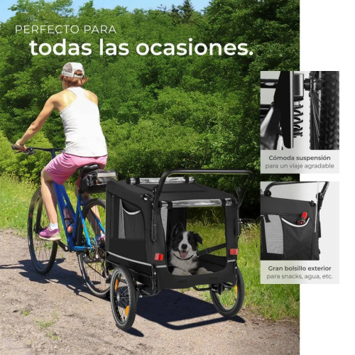 Dog Trailer – Black,Grey, Beige | 3 in 1 Multifunctional Home