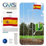 Aluminium Flagpole Spain Home GMS Store