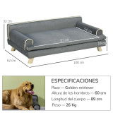 PawHut Sofa for Medium & Large Dogs Home GMS Store
