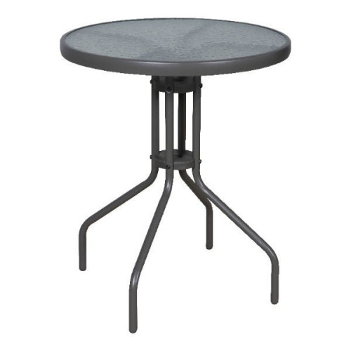 Mesa de jardín redonda 60x72 cm Muebles de jardín GMS Shop