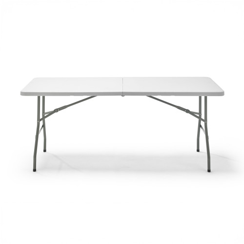 Mesa Plegable de Resina 180x70x74 cm - Blanco Inicio GMS Shop