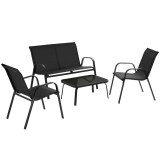 NORA Garden Set Black Garden Furniture Sets GMS Shop