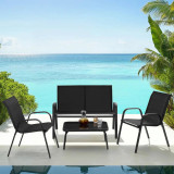 NORA Garden Set Black Garden Furniture Sets GMS Shop
