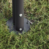 Pérgola redondeada de acero 3,7x3,7m Pérgolas de jardín GMS Shop