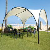 CARPA BÓVEDA LUCCA - Pérgola redondeada de acero 3,7x3,7m
