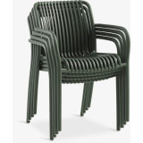 Black Table (Ø60) + 2 Olive Green Chairs Home GMS Shop