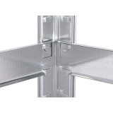 Estanterías metálicas set de 2 180x90x40cm carga máx 875kg