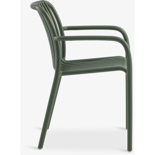 Silla apilable verde oliva Inicio GMS Shop