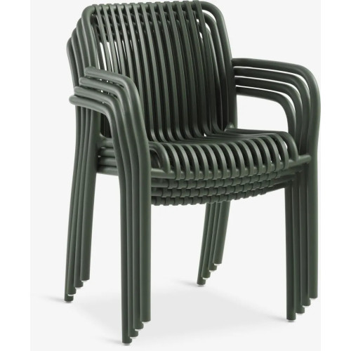 Silla apilable verde oliva Inicio GMS Shop