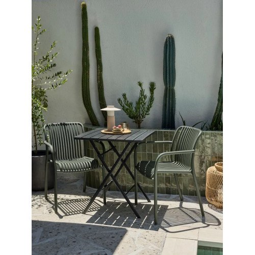 Silla apilable verde oliva Inicio GMS Shop