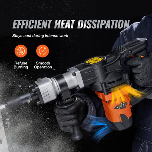 SucceBuy Pneumatic Demolition Hammer Concrete Breaker 1400W