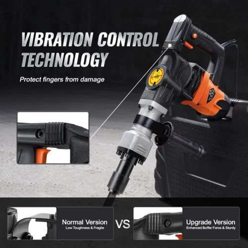SucceBuy Pneumatic Demolition Hammer Concrete Breaker 1400W
